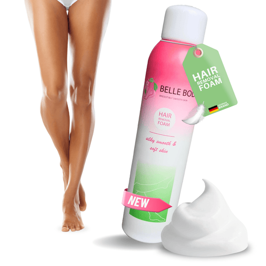 Espuma depilatoria Belle para el vello corporal